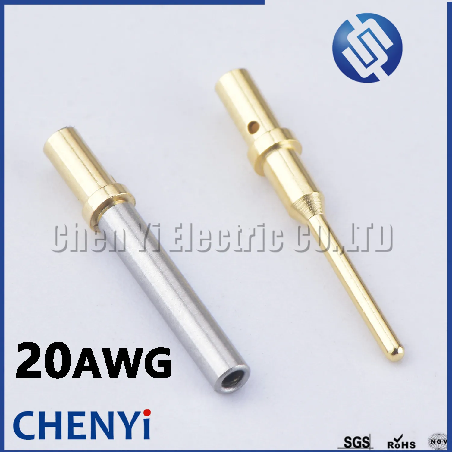 Deutsch DTM 1.0mm Series Pin 0460-202-2031 0462-201-2031 Pozłacane zaciskane złącza męskie ze stali nierdzewnej 20AWG