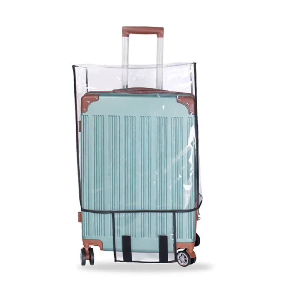 Dustproof Transparent Luggage Cover PVC Waterproof Protector Suitcase Covers Luggage Storage Covers Fashion Travel Accessories