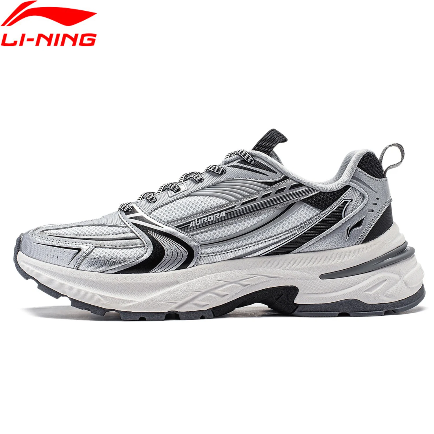 Li-Ning Men AURORA 2K V2 Classic Lifestyle Shoes Cushion Retro Wearable Sport Shoes Stable Support Walking Sneakers AGCU025