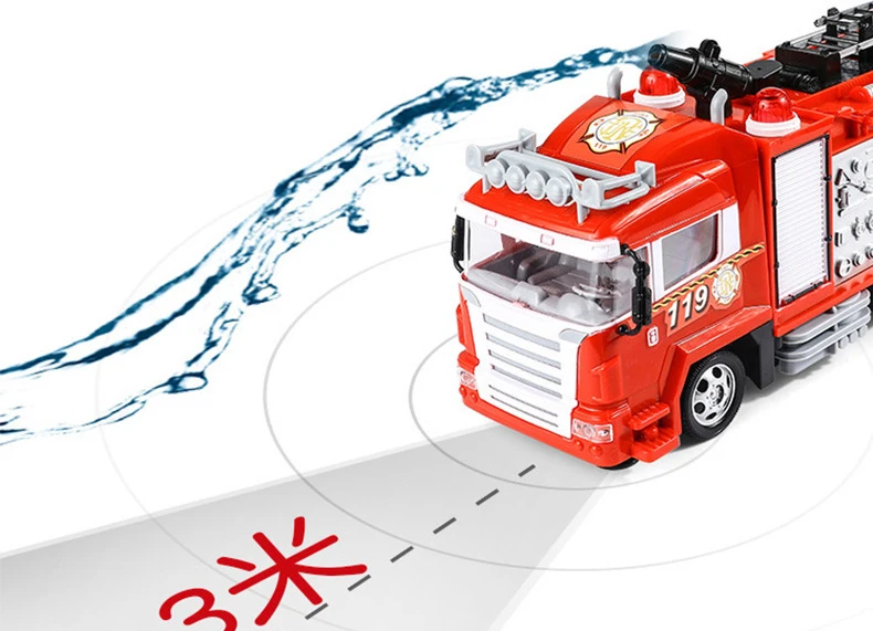 Camión De Bomberos Eléctrico Grande Con Luces Y Sonidos - Juguete Para Niños De 3 A 6 Años, Vehículo De Rescate