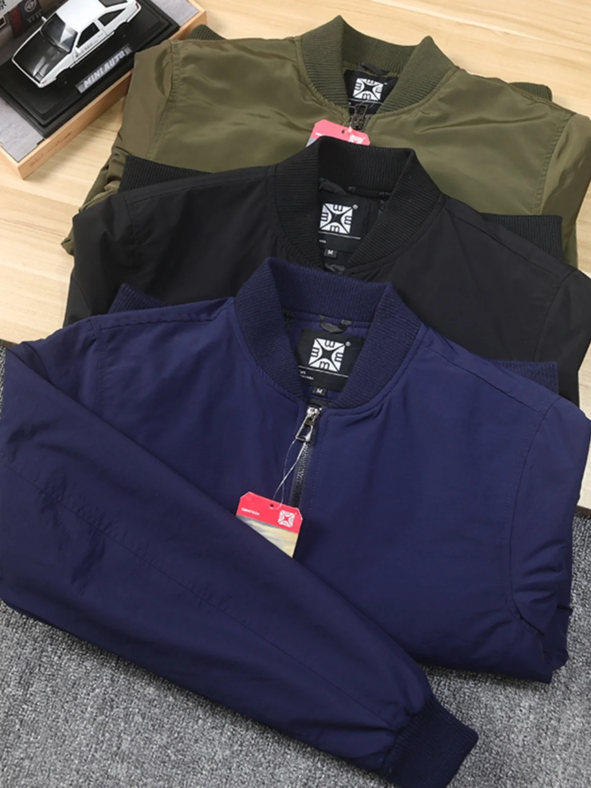 

Тонкий хлопковый тюнет с бейсбольным воротником, внутреннее хлопковое теплое ветрозащитное мужское модное осенне-зимнее пальто, стандартная длина