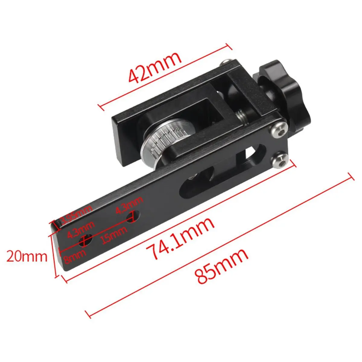Upgrade 2020 Profile X- Synchronous Belt Stretch Straighten Tensioner for 3D Printer Parts