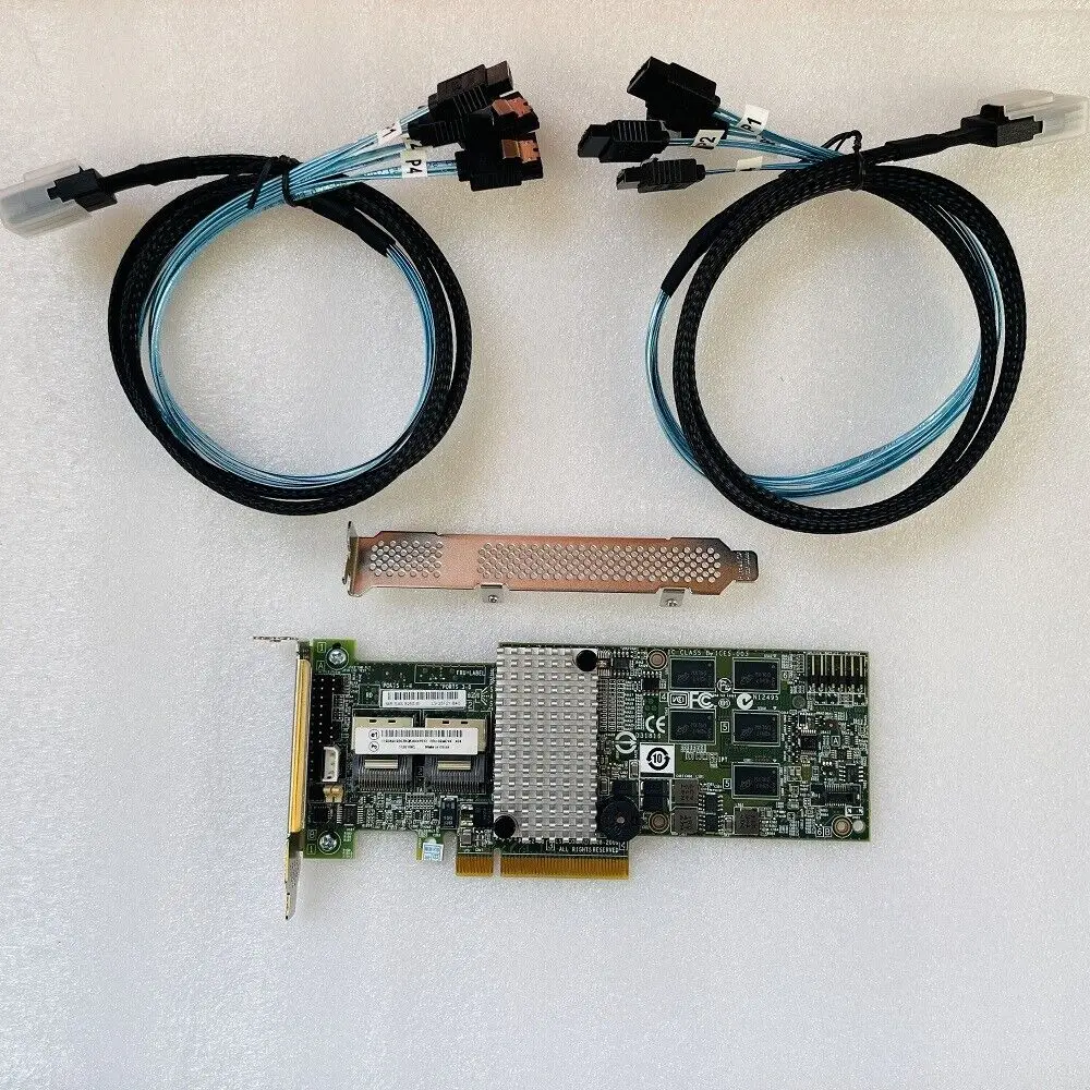 LSI LSI00202 Megaraid SAS 9260-8i RAID controller+2 x SFF-8087-SATA