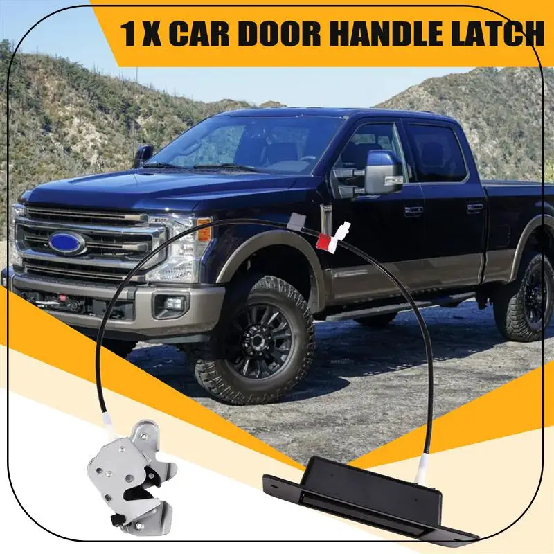 

ABNF!Car Door Handle Handrail Hinged Door Latch With Handle For Ford E-150 E-250 E-350 1992-2009 6C2Z15264A01AA