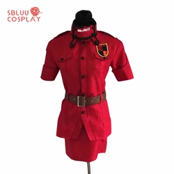 Anime Hellsing Herushingu Seras Victoria Red Cosplay Costume with Socks Custom Made Any Size