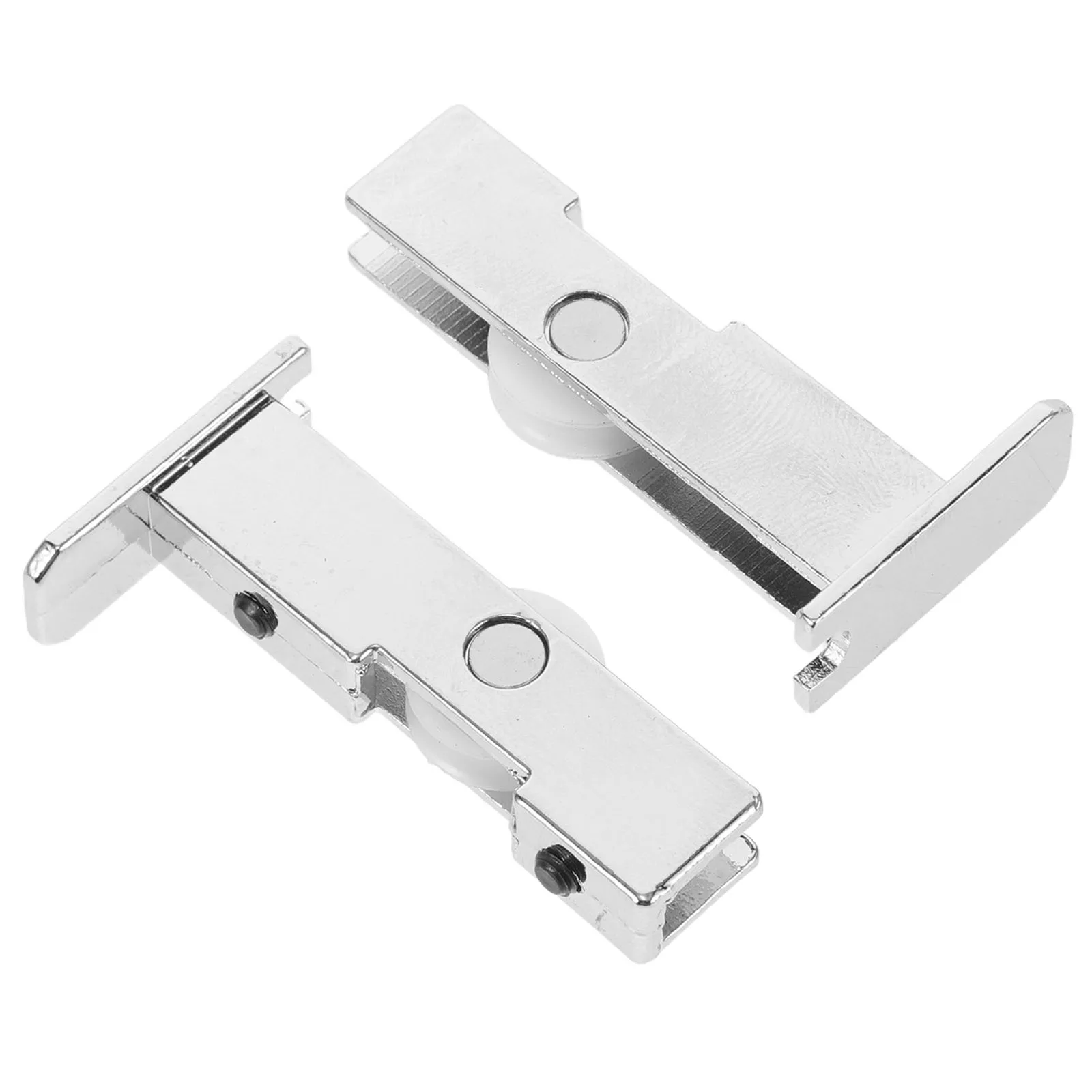 

Ролики для раздвижных стеклянных дверей, 5 мм, тихая, плавная работа, прочные зажимы для шкафа, роликовый поворотный стержень для свежих цветов