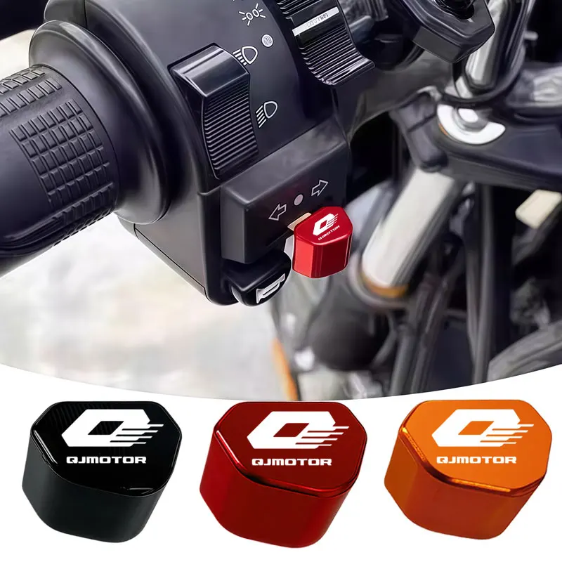 

For QJMOTO SRV300 SRV125 SRV250 SRV 125 / 250 /300 Mototcycle Accessories CNC Switch Button Turn Signal Switch Key cap