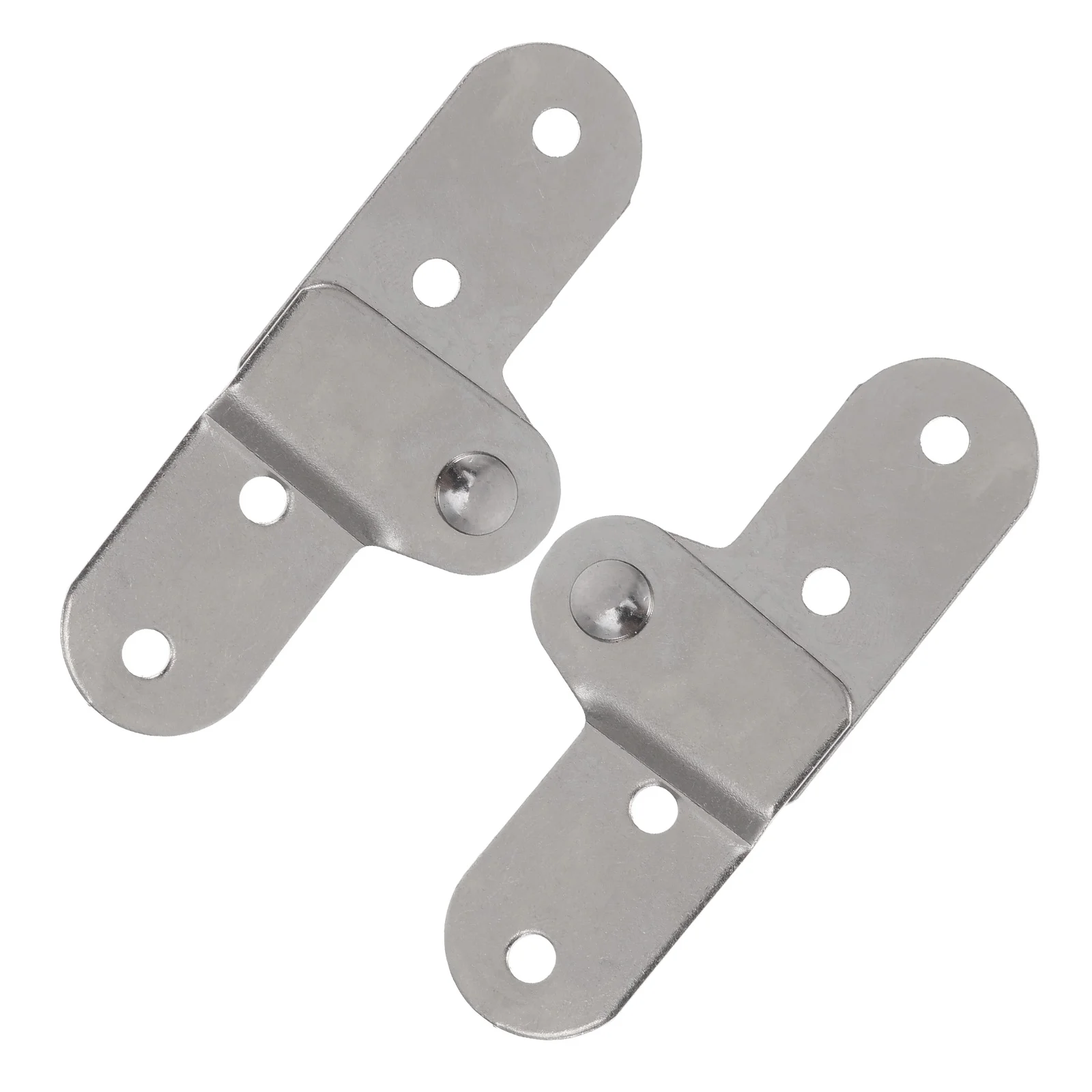 2 Pcs Folding Table Ladder Step Hinge Replacement Kit Parts Iron Hasp Lightweight