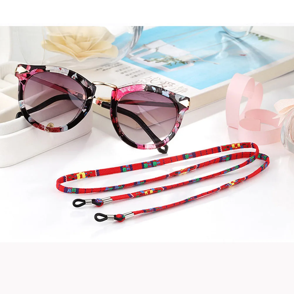 

Eyeglass Strap Sunglasses Cord Rubber Adjustable Holder Anti-Slip Eyewear Retainer For Myopia Reading Glasses Unisex Style