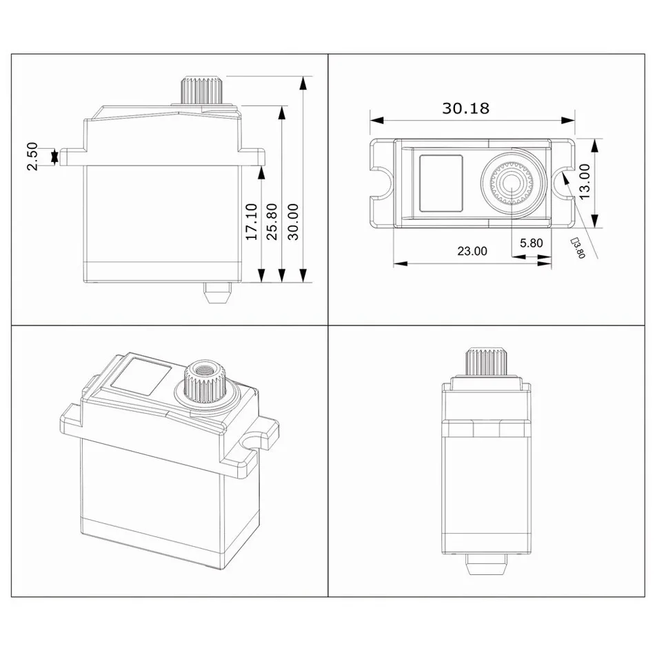 SPT2065W 7kg serwo 7.4v wysokie wolty prędkości biegów ze stali nierdzewnej wodoodporna dla TRX-4 TRX-6 Shift blokada 2065 TR-4 SCX10 III Capra