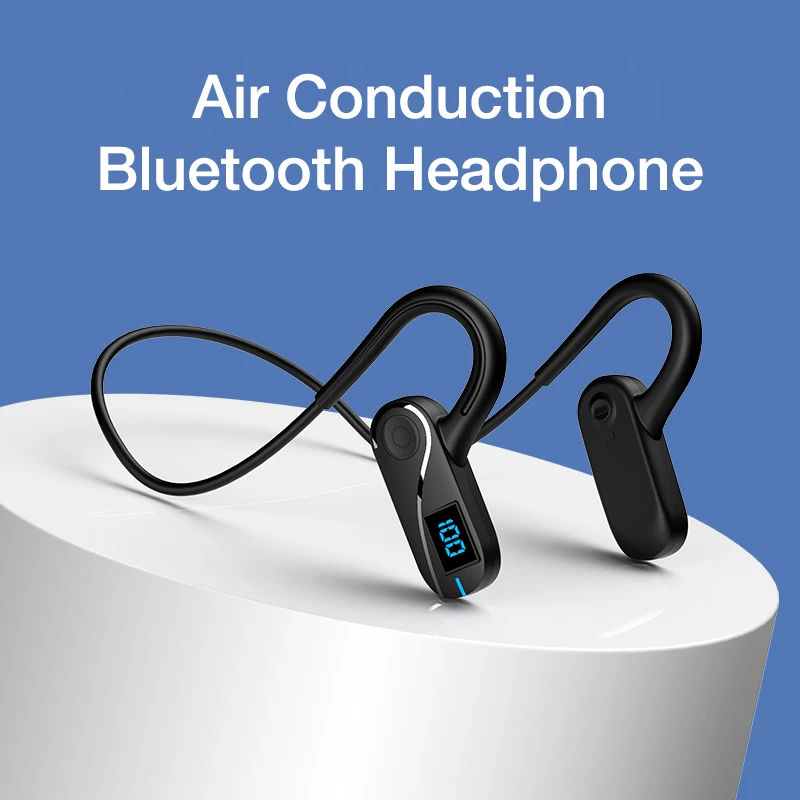 EARDECO Bluetooth Headphone Bass Neckband Earphone Wireless Headphones Stereo Sport Handfree Bluetooth Headset with Mic Earhook