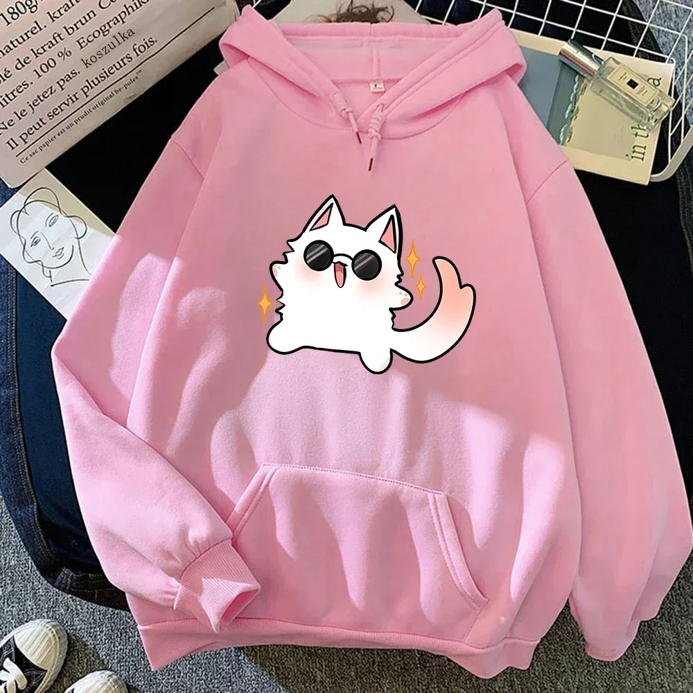 Hoodie Frauen/Männer Harajuku lustige Gojo Katze Hoodies Unisex Anime Manga Cartoon Pullover Sweatshirts