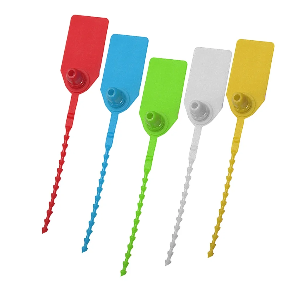 

50 pcs Plastic Seal Bundling Cable Tie Zip Fixing Ring Self-locking Waterproof Weather Resistant Outdoor Indoor Flexible Durable