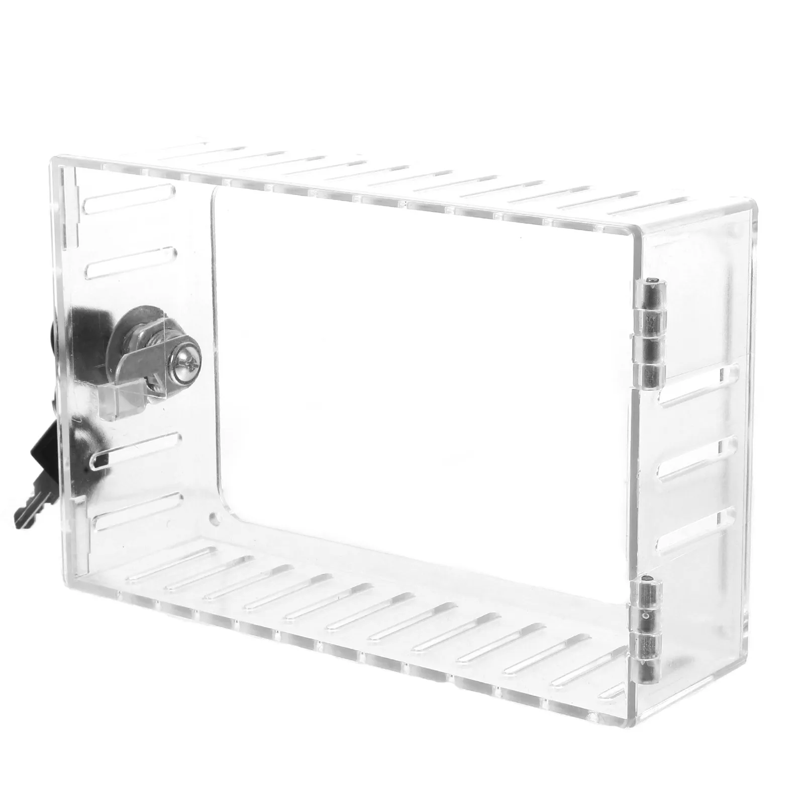 Thermostat Lock Box Plastic Transparent Lockable Wall for Thermostat Anti-Tamper Universal Protector
