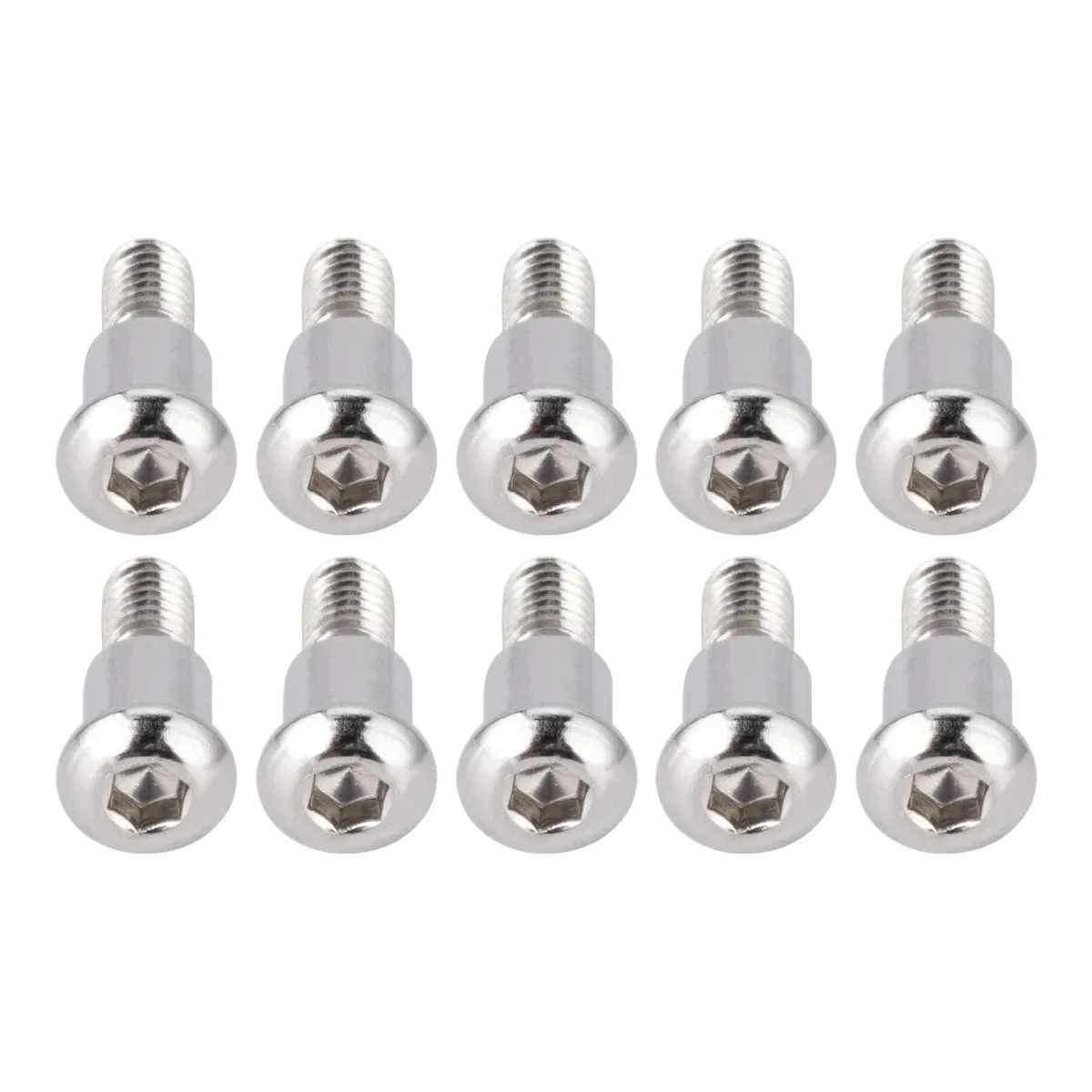 10PCS M3x4.58x10mm Hexagonal Round-head cut-step Screws For 1/10 RC Car Axial SCX10 AR44 AR45 Vanquish VS4-10 Capra F9 Axle