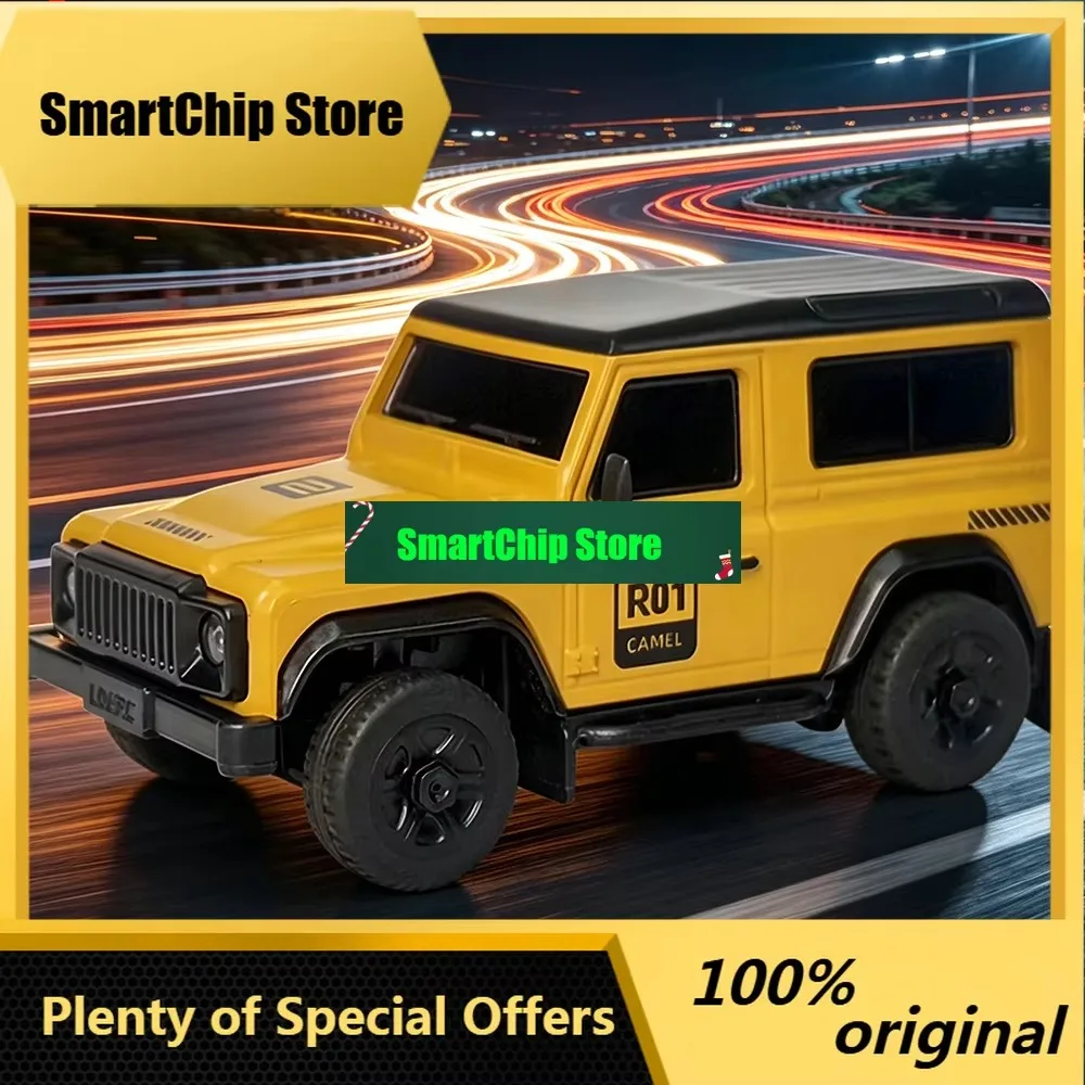 SmCpLDARC R01 MINI RC Crawler 1/64 Simulated Electric Remote Control Model Car Tabletop RTR 2.4GHz Adults Children's Toys