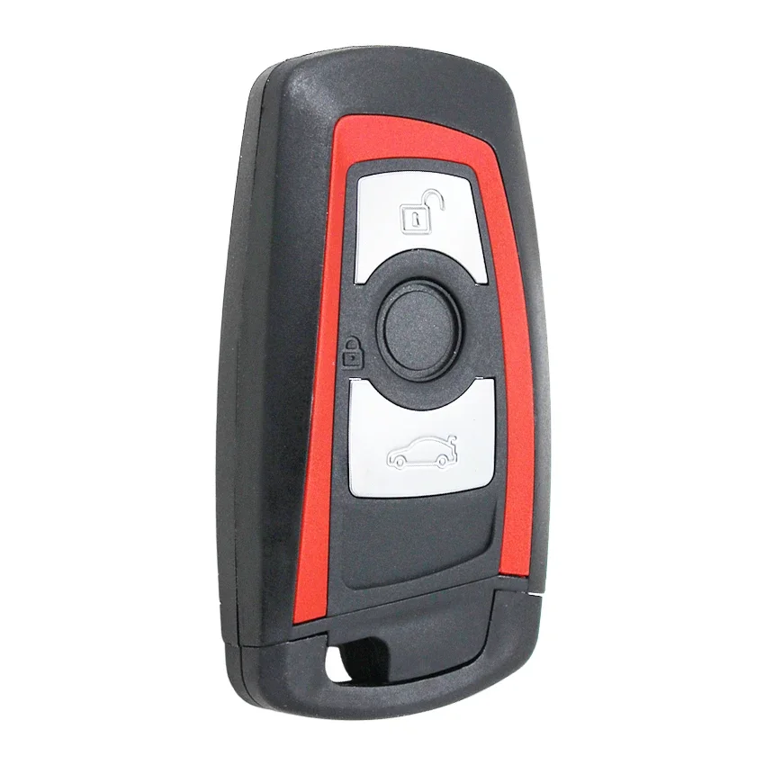 Keyless 3 Buttons Remote Key Fob FSK 868MHz HUF5661 for BMW 5 7 F Series F30 F25 F20 2009-2016 X5 X6 740 750 CAS4 CAS4+ Red