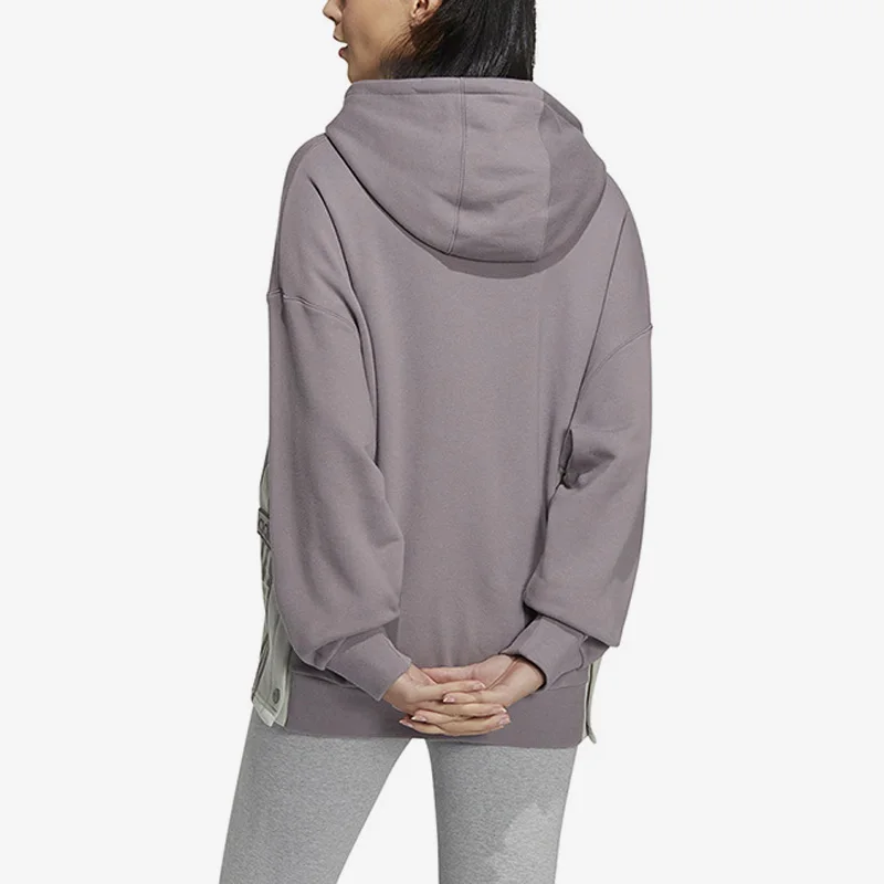 Adidas genuine clover women's casual breasted sports hooded sweatshirt IC8123
