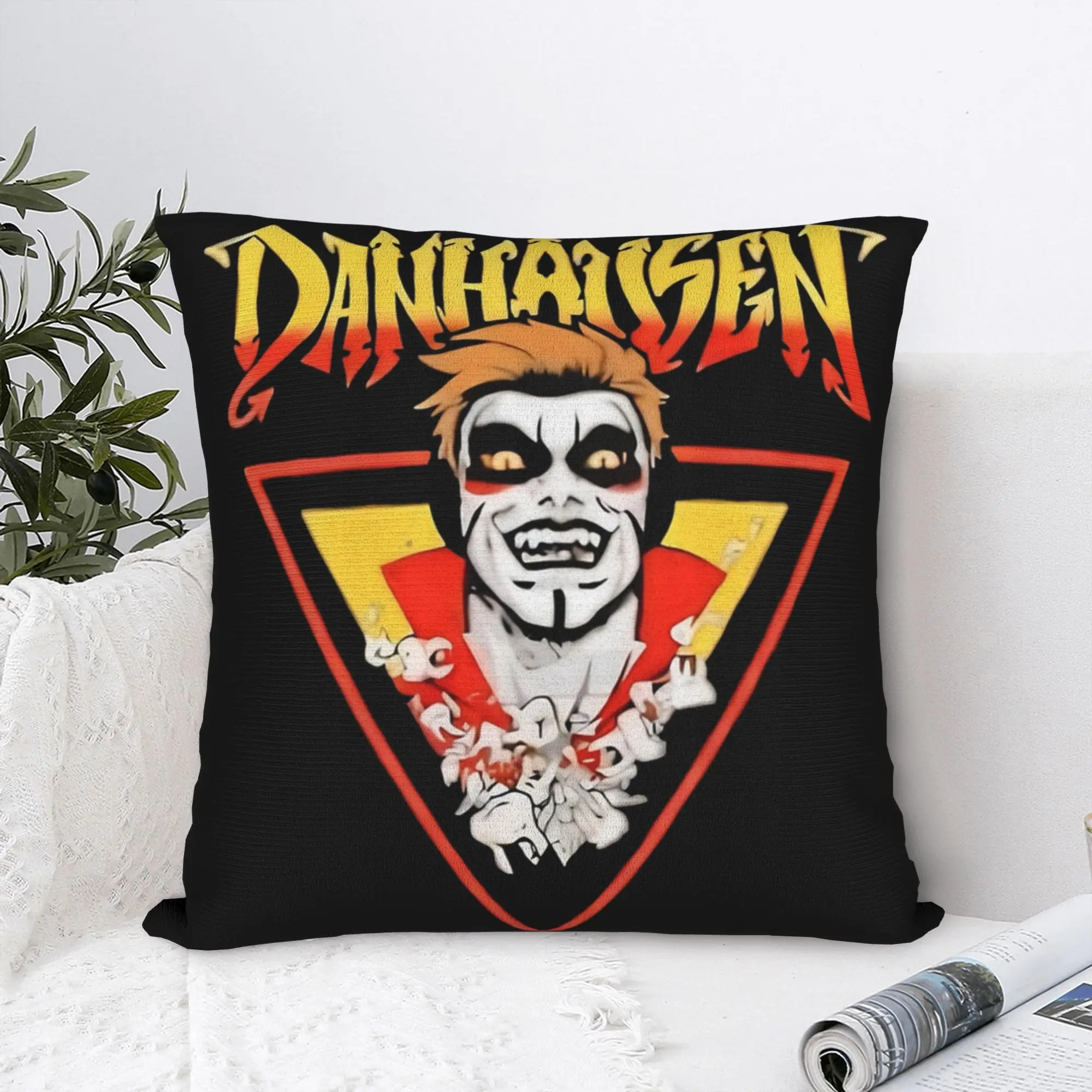 Danhausen Wrestlers Square Pillow Covers Polyester Car  Cushion Case Cool Decorative Pillow Cover 40*40