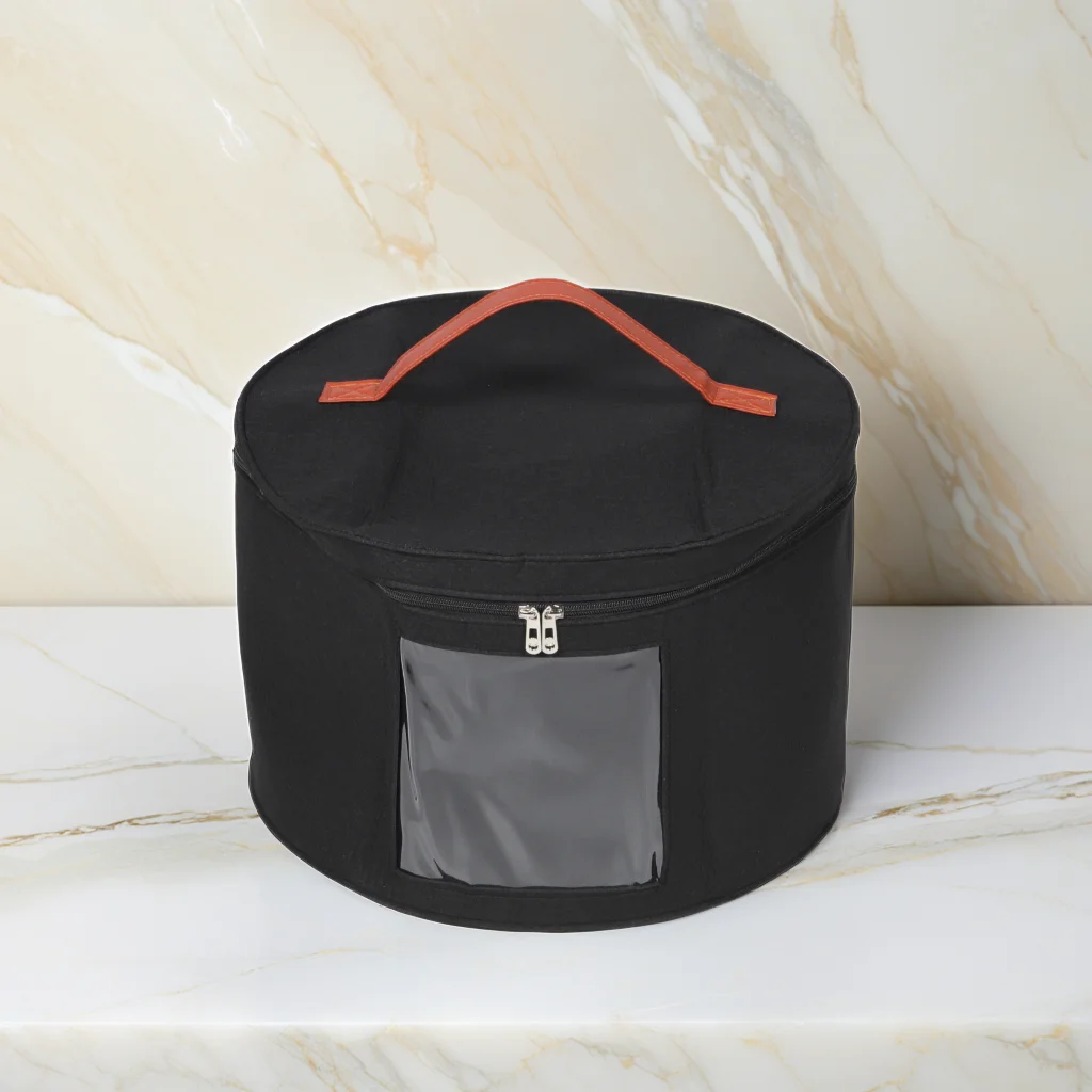 

Hat Storage Box Felt Cases Strong Load Bearing Bedroom Wardrobe Containers Bra Socks Cowboy Hat Organizer Cloth Boxes
