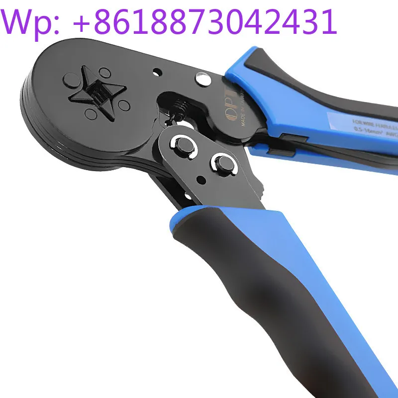 New Taiwan OPT Quadrilateral Ratchet Terminal Crimping Pliers European Round Terminal Crimping Pliers DL-6 101pcs