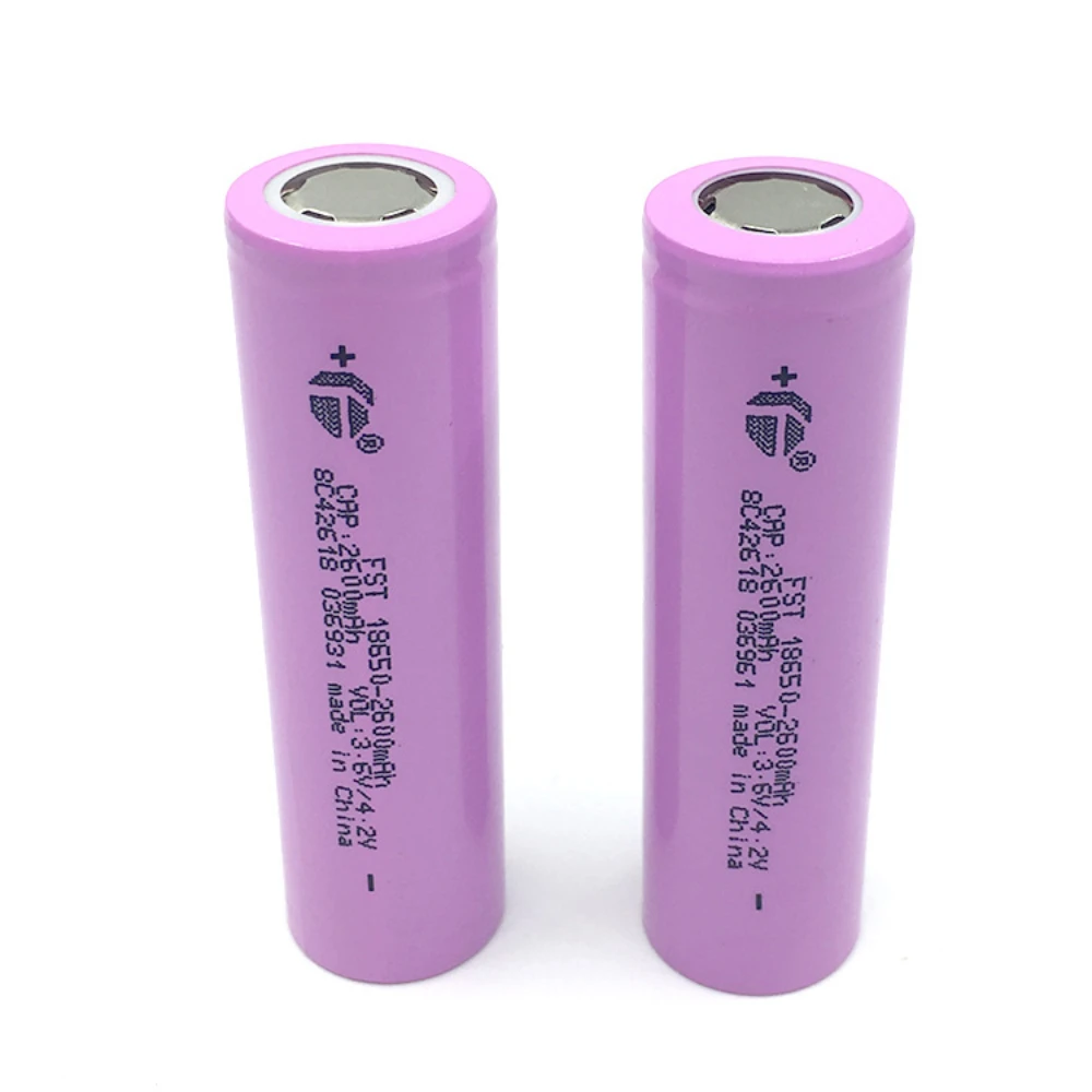 patozm High Capaticy 2600mah 3.7v li-ion 18650 Battery for Electric Bike High Discharge Rate