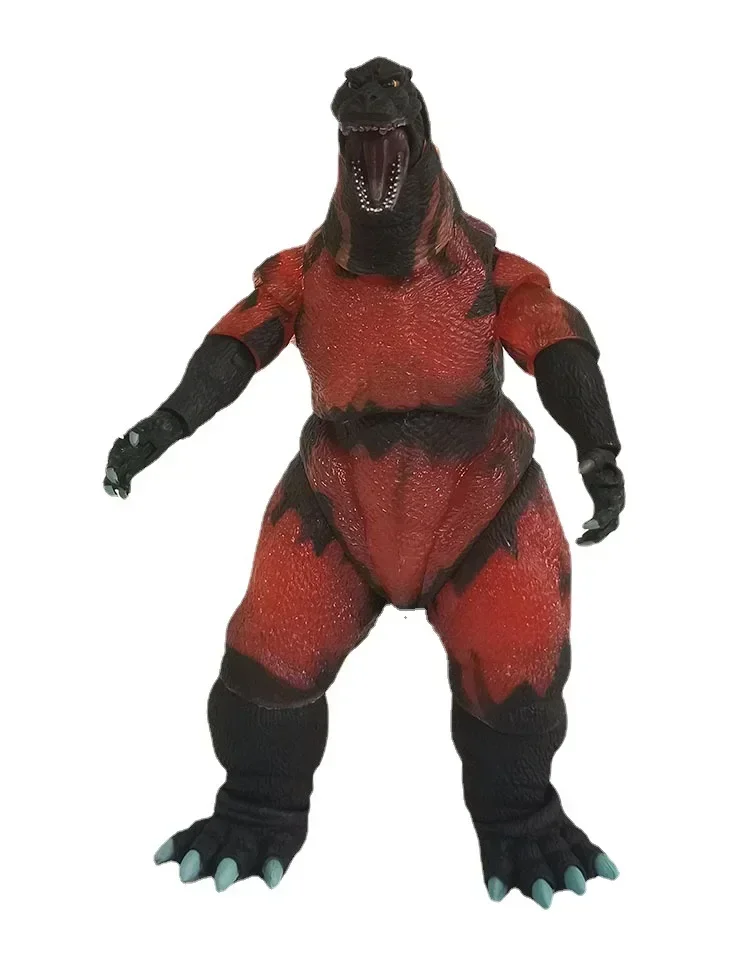 NECA 1995 Movie Version Red Fire Godzilla Burning Articulated PVC Action Figure Kids Gift 18cm