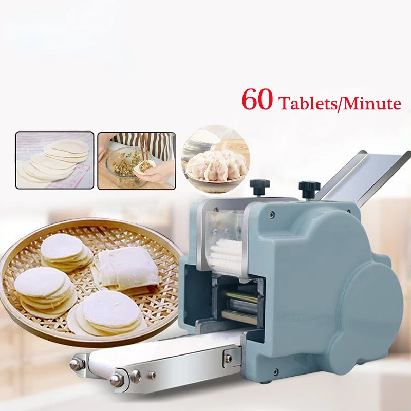 2023 Wonton Dumplings Machine Dumpling Rolling Automatic Dough Slicer Gyoza Skin Maker Commercial Home Wrapper  Food Processor