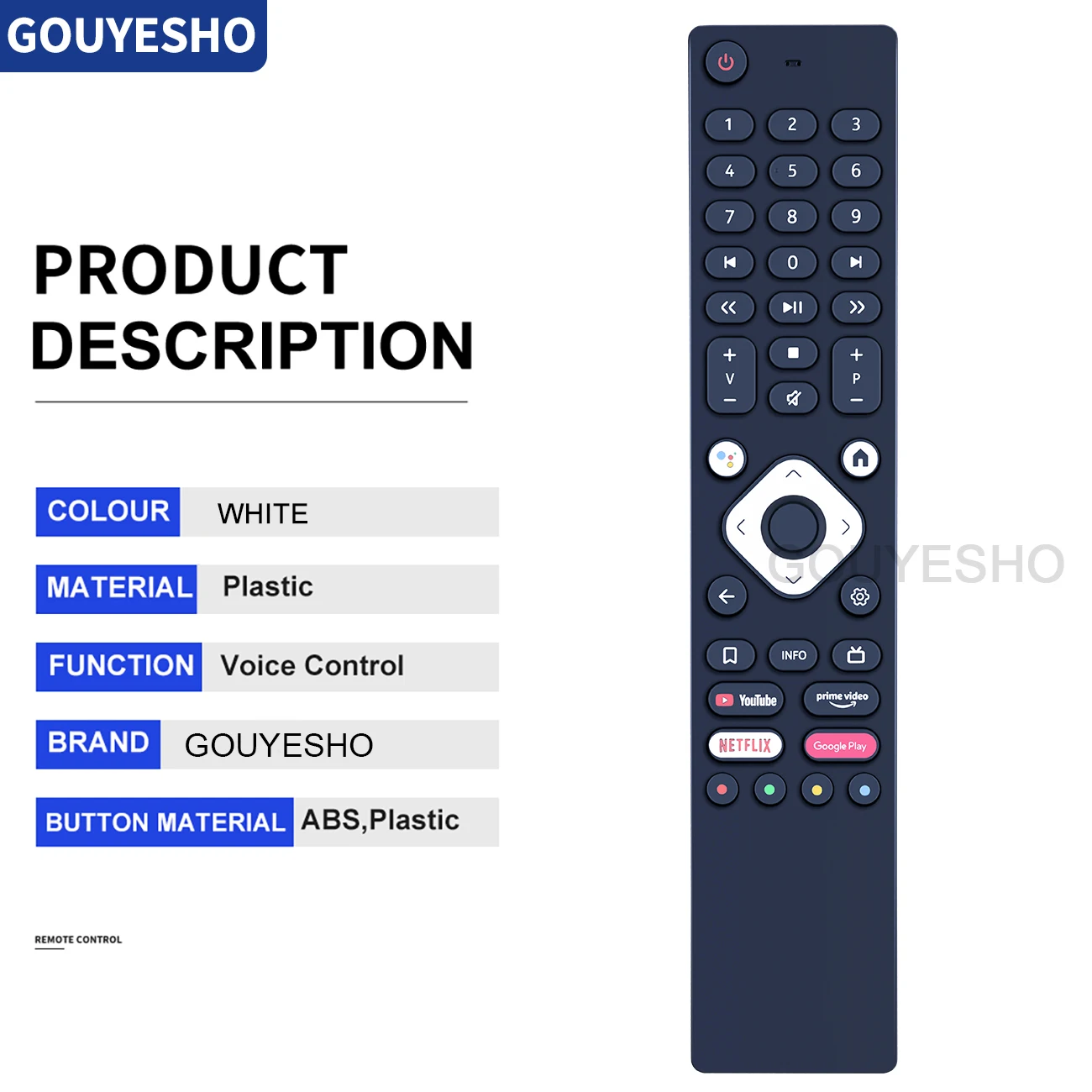 New Voice Remote Control for Nokia Streaming Box 8000 & 8010 TV