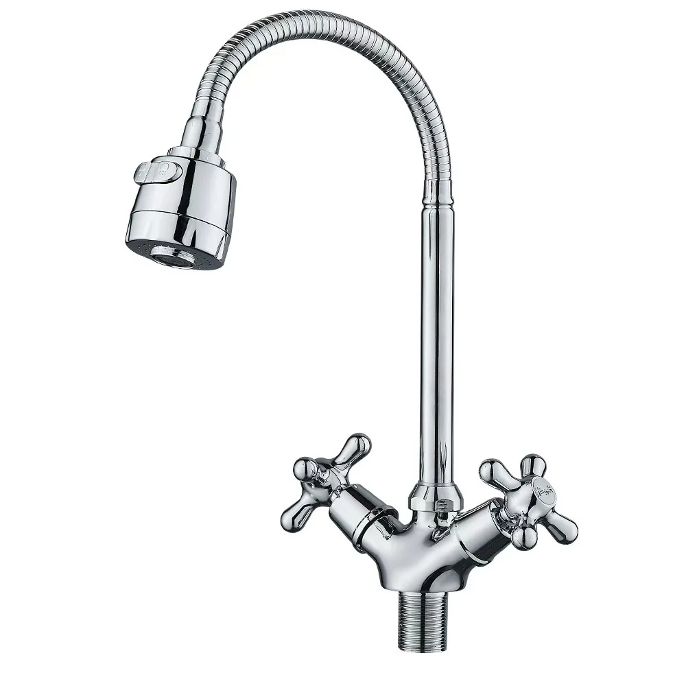 Modern Foreign Trade Kitchen Faucet Hot/Cold Wash Basin Sink with Universal Tube Ceramic Valve Core