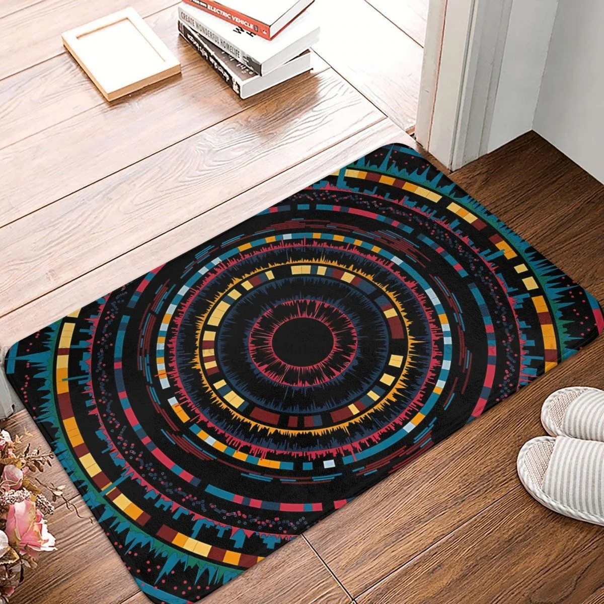 

DNA Genetics Non-slip Doormat Living Room Mat Biomandala Mosaic Balcony Carpet Welcome Rug Bedroom Decorative