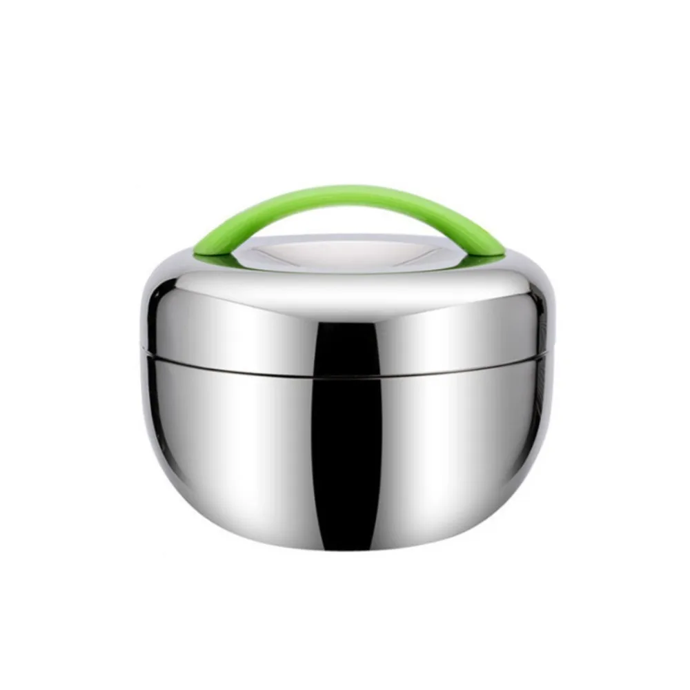 

Heat Preservation Stainless Steel Thermal Lunch Box Anti-scalding Unbreakable Insulated Food Container Double Layer Thickened