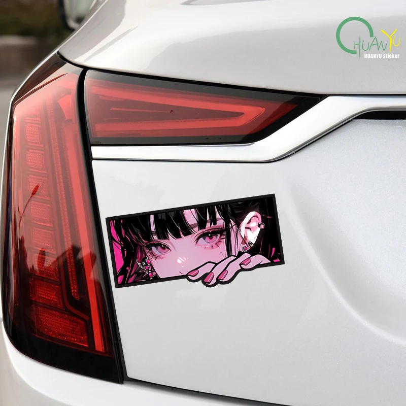 Car sticker anime animation look JDM body scratch cover computer case decoration waterproof sticker