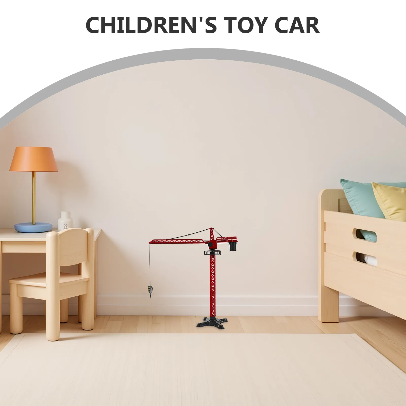 Kids Construction Crane Truck – Compact Tower Crane for Engineering Learning & Family Interactive Play