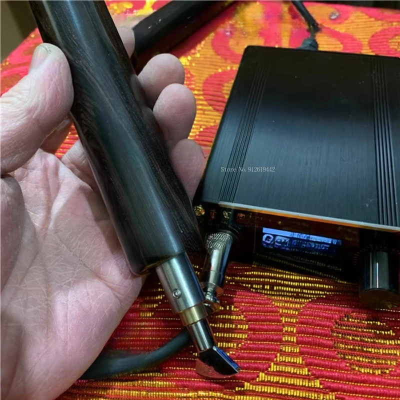 Leather Goods Pressure Edge Line Electric Low Temperature Control Soldering Iron DIY Leather Backpack/belt Edge Pressing Tool view 3