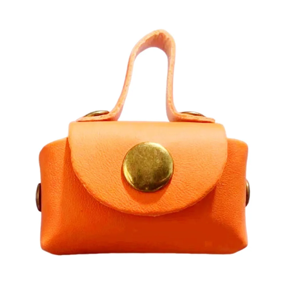 Durable PU Leather Coin Purse Multi-function Decorative Creative Keychain Pendant DIY Small Gift DIY Craft