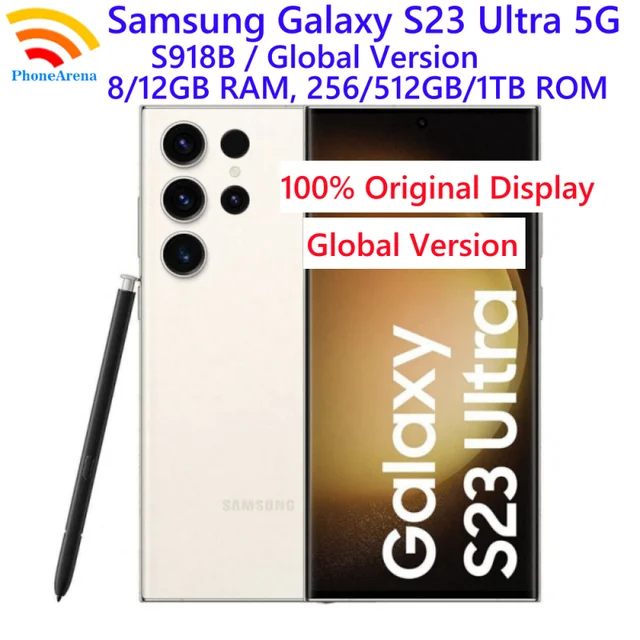 Samsung Galaxy S23 Ultra 5G S918B Global Version 1SIM 6.8