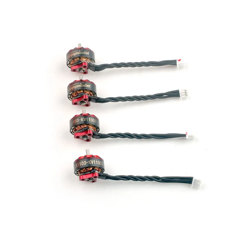 4PCS HAPPYMODEL EX1103 KV11000 brushless motor 1-2S For Mobula8 85mm fpv Racing Drone Bassline spare part