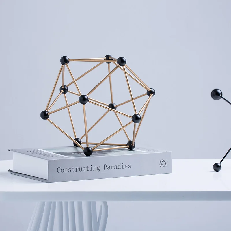 Creative wrought iron galaxy ornament, home soft decoration, metal crafts, desktop study ornament