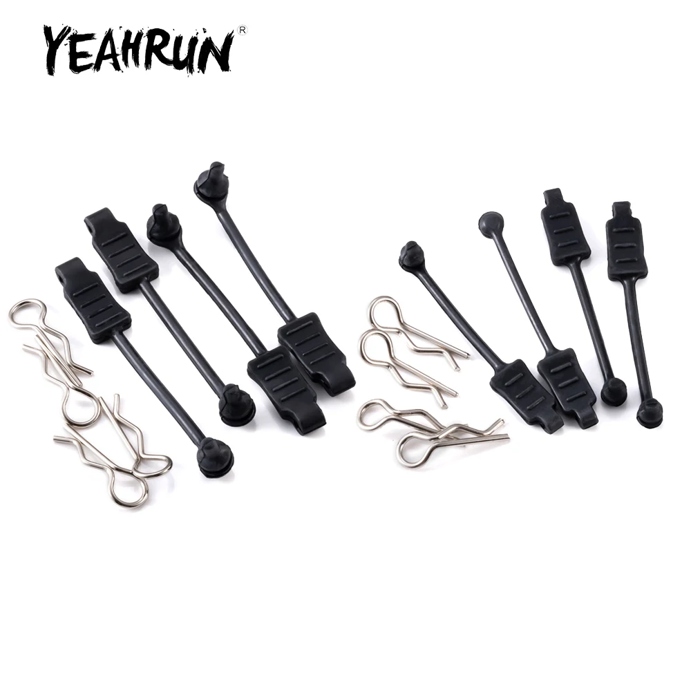 

YEAHRUN зажим для кузова, фиксатор резиновой оболочки, фиксированная пряжка, замок, пряжка корпуса радиоуправляемого автомобиля для 1/8 1/10 1/14 1/16, аксессуары для радиоуправляемых автомобилей