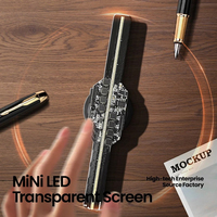 1pc 14cm Naked Eye 3D Hologram Fan Mini Projector Advertising Display Light Hologram Projector for Shopping Mall Store Shop Bar