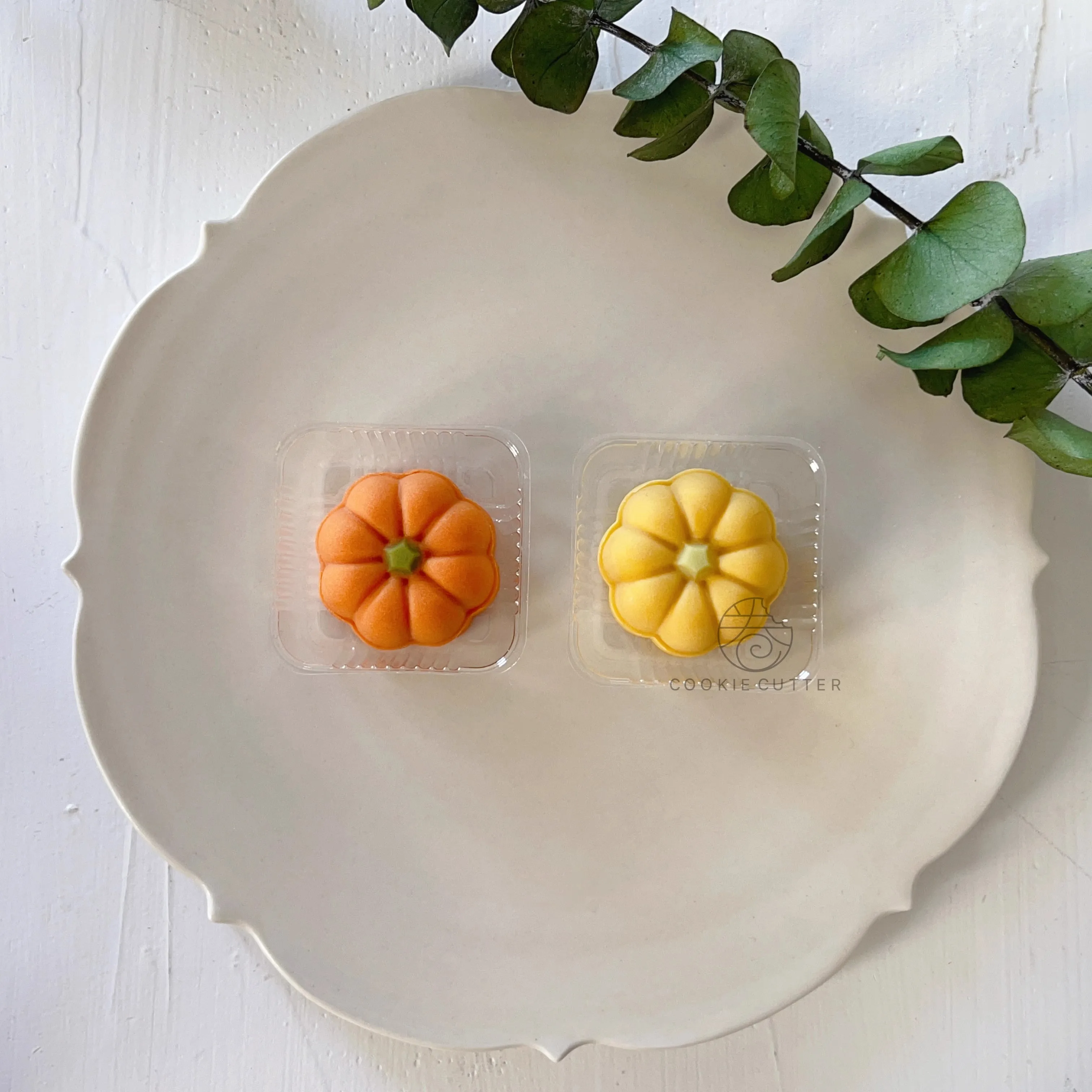 

20g Mini Mid-Autumn Festival Mooncake Hand Press Moulds Novel Cubic Pumpkin Shape Cookie Stamp DIY Spring Mung Bean Cake Tools