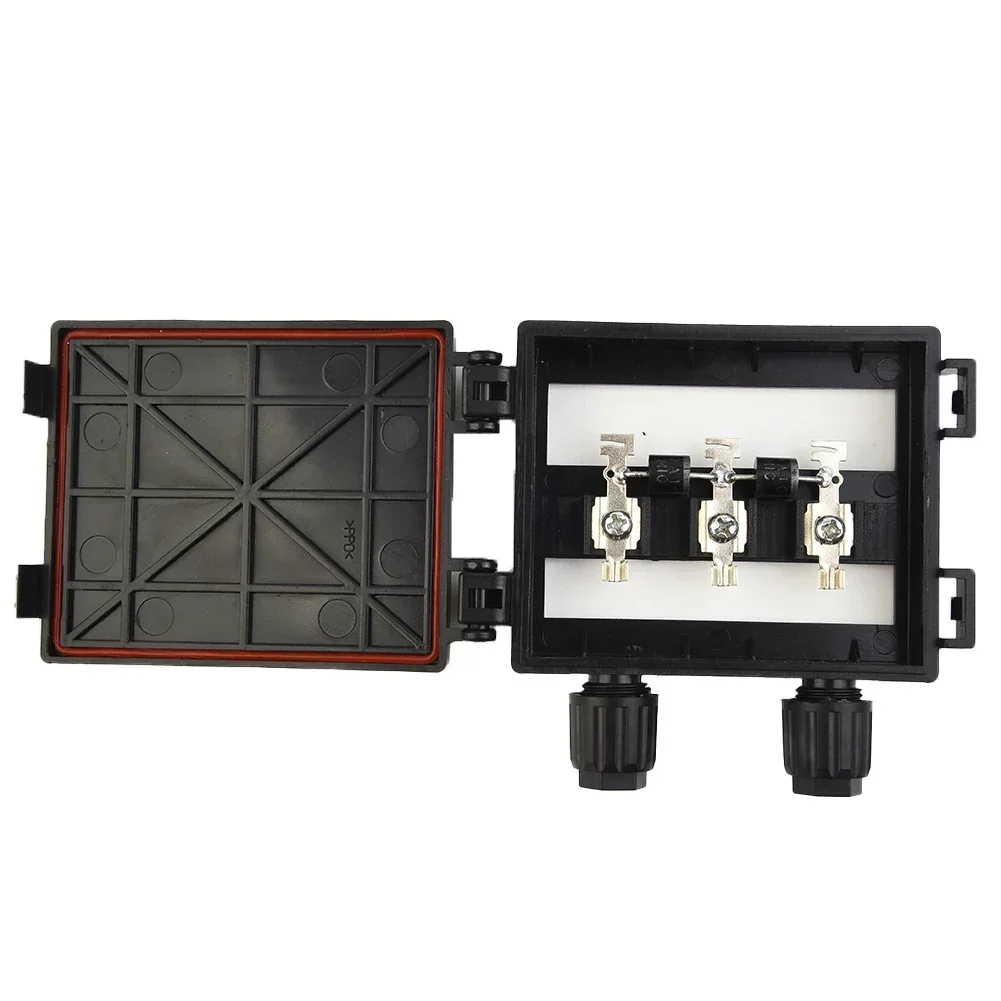 1PC Cable Connector Kit PPO 50W-120W Electrical Testing TOOL Junction Box PV Module Box 50W-120W 6A For Junction Box PV 2 Diodes