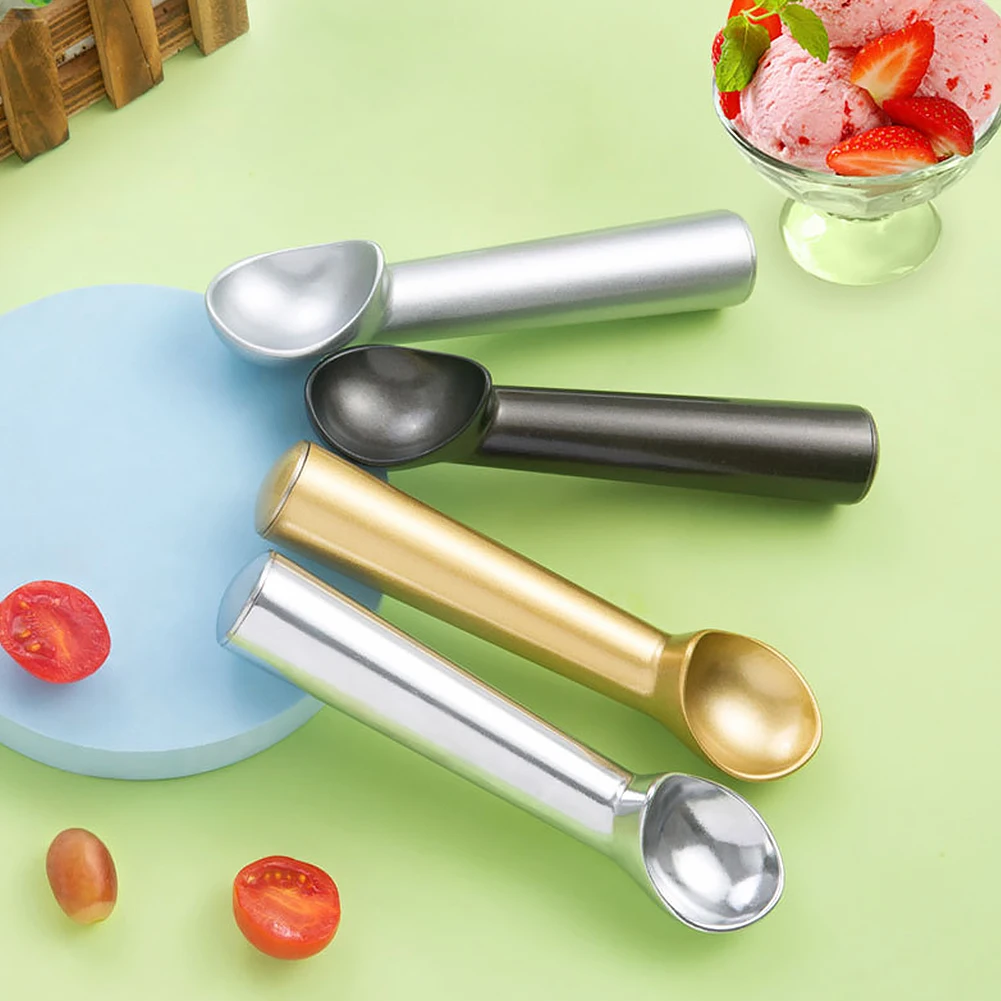 

Ice Cream Spoon Summer Ice Cream Ball Makers Aluminum Alloy Multi-function Watermelon Fruit Ball Scoop for Household Fruit Tools