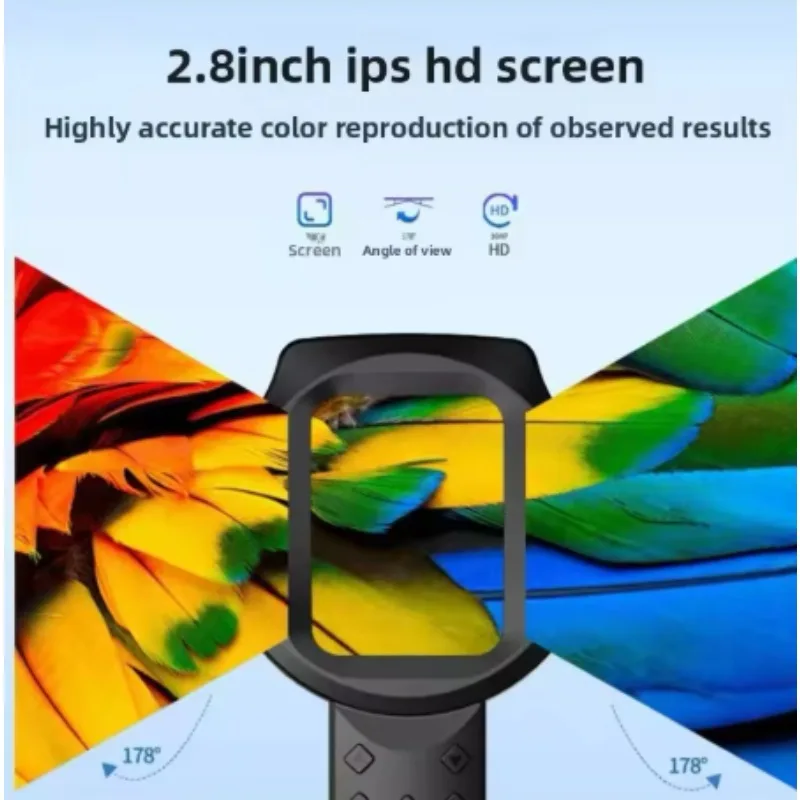 HM022 Industrial Digital Electronic Microscope HD Portable Digital Magnifier for Repair Jewelry Inspection & Kids Observation