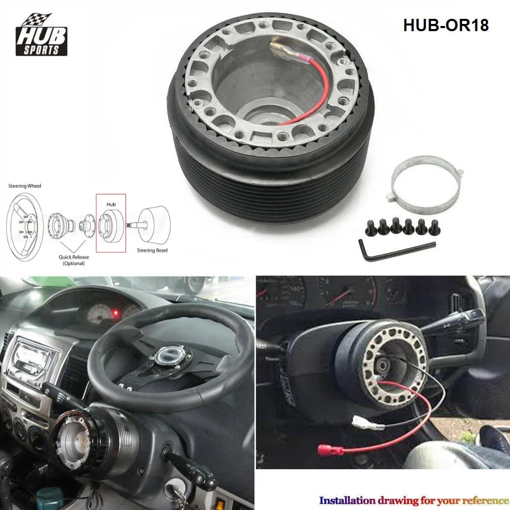 Aluminium Racing Steering Wheel Hub Adapter For Mazda Miata 90-05 RX-7 RX-8 Aftermarket Car HUB-OR18