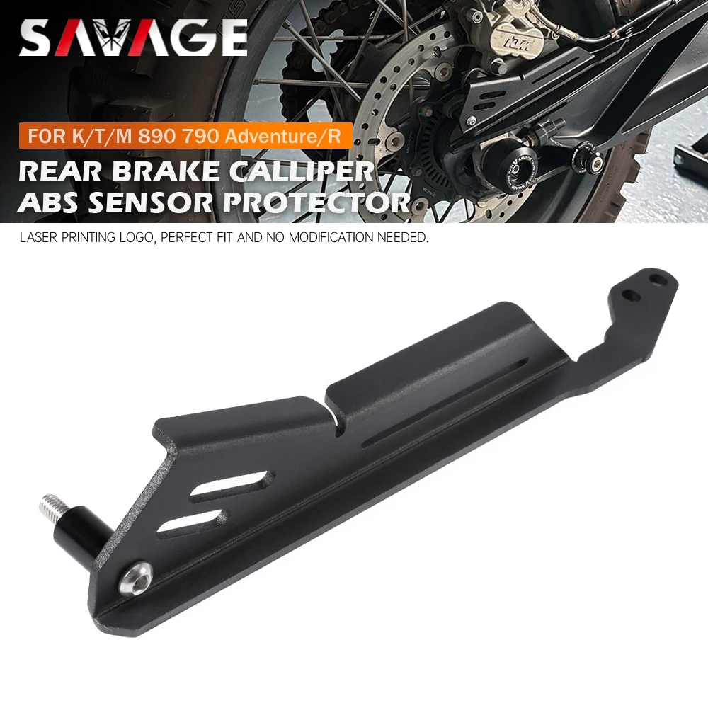 

For 890 790 Adventure/R ADV Motorcycle ABS Sensor Protector Rear Brake Caliper Guard Cover Protection 890ADV 790ADV 2019-2024