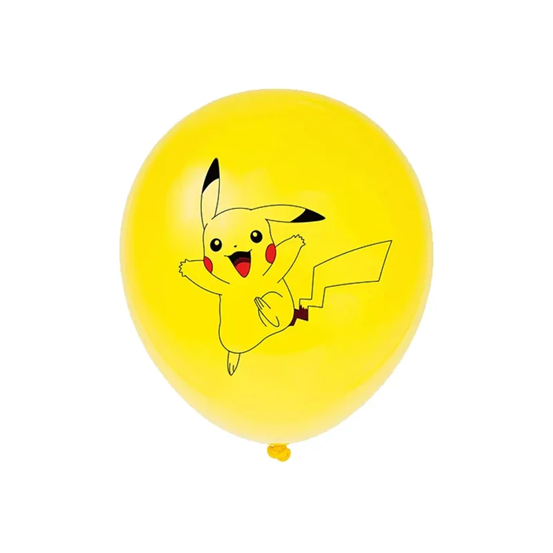 1/10 stuks Pokemon Latex Ballonnen Verjaardagsfeestartikelen Cartoon Pikachu Ballon Kinderfeestdecoratie