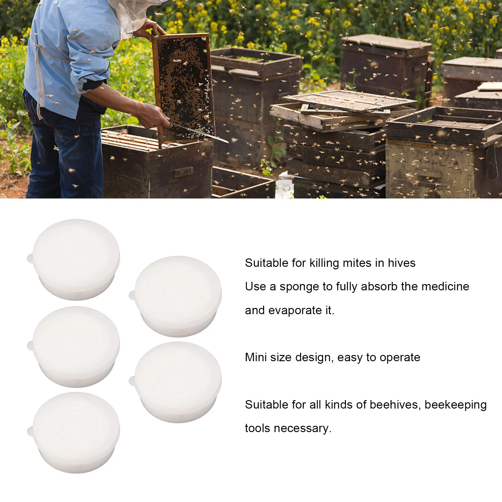 Formic Acid Dispenser Easy To Use High Efficient Professional Formic Acid Evaporator for Beekeeping Formic Acid Dispenser