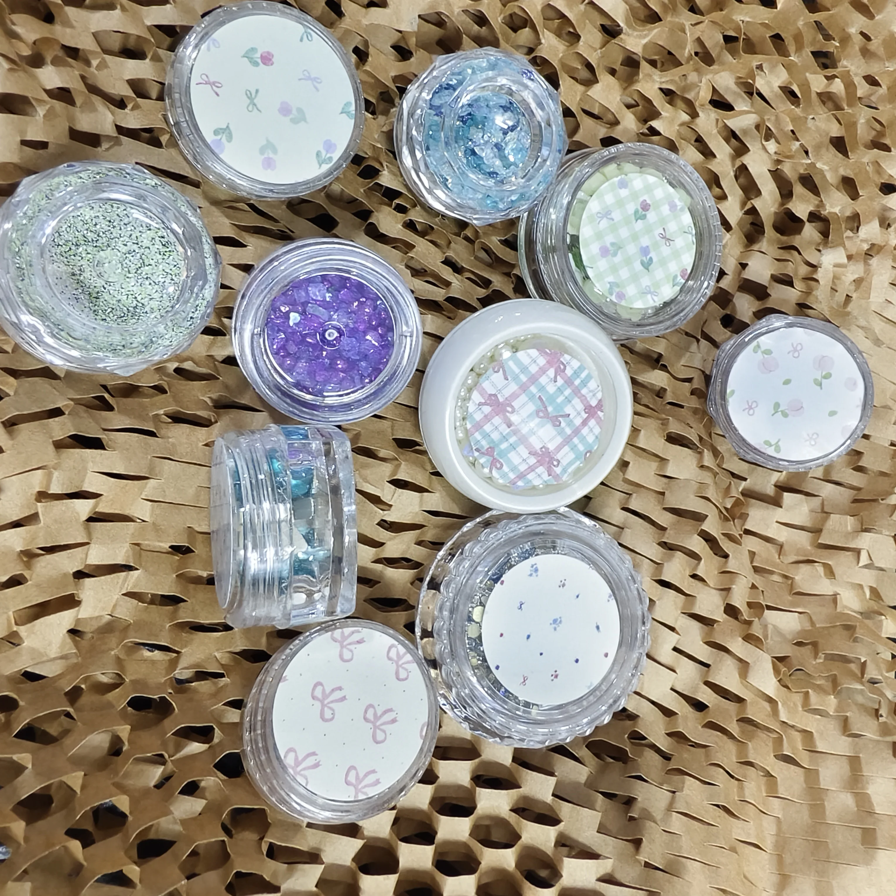 Willekeurige nageldecoratie Strass Pailletten Paillette Shell Metaal Steen Nagels Accessoires 3D Nagel DIY Nagelsalon